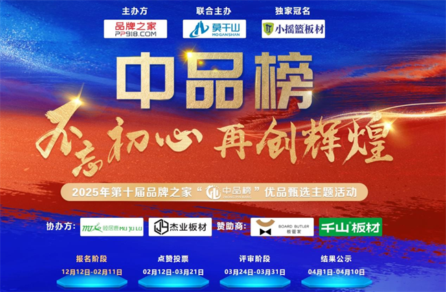 2025年“中品榜”全屋定制十大品牌荣耀揭晓 引领行业新潮流(图1)